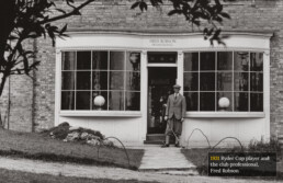 1931: Ryder Cup player and the club professional, Fred Robson